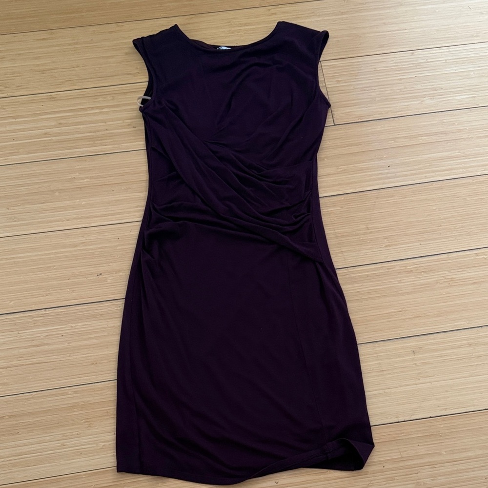 Kut from the Kloth Deep Purple Mini Dress